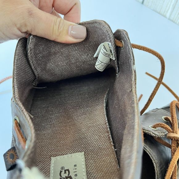 UGG Australia Boat Shoes Mens Lace Up Loafers Brown Bremerton Moc Toe Size 11.5 main image 15